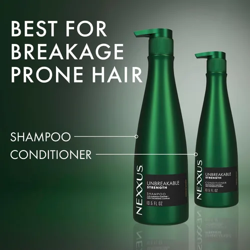 Miniatura 3 de Nexxus Unbreakable Care Champú Anti-Rotura Con Queratina, Colágeno, Biotina Para Cabello Fino Y Delgado, Champú Sin Sulfatos 13.5 onzas