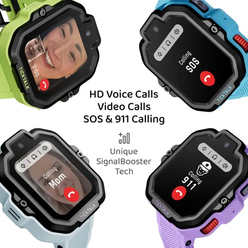 Miniatura 2 de TickTalk Reloj inteligente 5 para niños con rastreador GPS, videollamadas, mensajes de texto y aplicación parental, reloj inteligente 4G con música