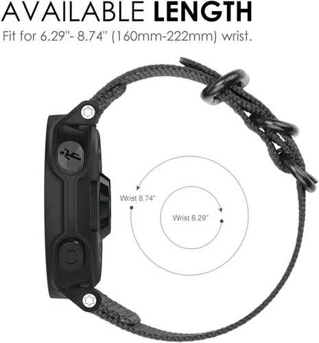 Miniatura 9 de Fintie - Correa de reloj compatible con Garmin Forerunner 235, correas deportivas de nailon suave de repuesto compatibles con Garmin Forerunner