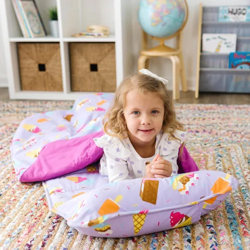 Miniatura 2 de Wildkin Alfombrilla para Siesta Infantil Original – Cómoda Alfombrilla para Dormir con Almohada, Ideal para Escuela y Viajes Dulces sueños