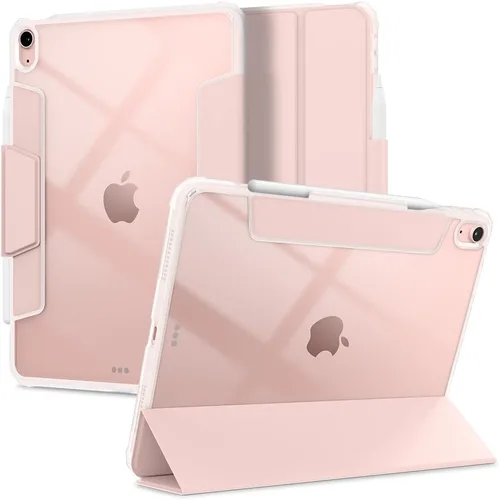 Miniatura 15 de Spigen Funda para iPad 10.2, iPad de 9ª/8ª/7ª generación (2021/2020/2019), Ultra Hybrid Pro con parte trasera transparente y soporte para lápices