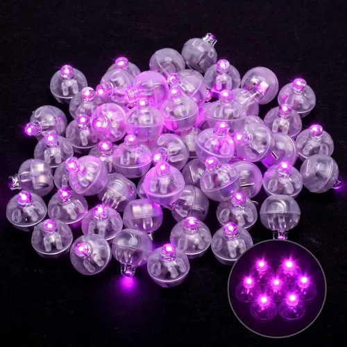 Miniatura 7 de 150 luces de globo redondas LED mini, lámpara de bola de globo, tiempo de espera largo, luces impermeables para farol de papel, globo, fiesta, boda