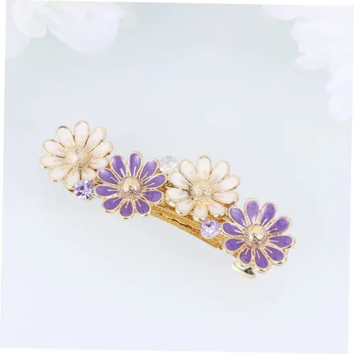 Miniatura 9 de FOMIYES Pinza de mandíbula para el cabello, pinza para el cabello, horquilla para el cabello, diapositivas para el cabello, con diamantes