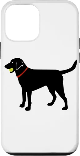 Miniatura 15 de Funda de regalo para iPhone 13 Labrador Retriever Fetch, Black Lab Play Ball Dog Lover