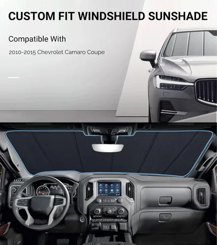 Miniatura 2 de Protección de Parabrisa Pigenius para Chevrolet Camaro Coupe 2010-2015 - Protección Solar