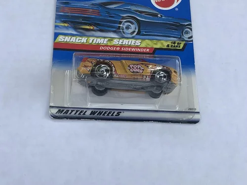 Miniatura 3 de Hot Wheels Snack Time Series # 4 Dodge Sidewinder Color Amarillo #2000-16 Coche coleccionable Mattel Escala 1:64