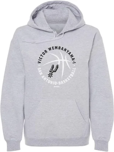 500 LEVEL Victor Wembanyama San Antonio Spurs Sudadera con capucha para hombre - Victor Wembanyama San Antonio Spurs Player Ball