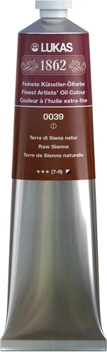 Miniatura 103 de Lukas 1862 Pintura al Óleo para Artistas Profesionales - Colores Tierra Amarillentos, 37 mL - Juego de 4 - Destacada Resistencia a la Luz, Sin