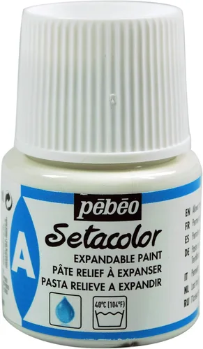 Miniatura 56 de Pebeo Setacolor - Pintura para tela (opaca, 45 ml), color dorado perla