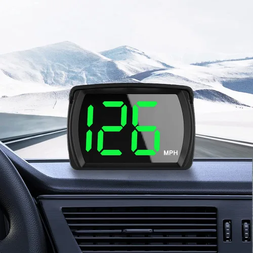 VJOYCAR G20 Nuevo Velocímetro GPS para Coche Hud Pantalla Frontal, Medidor Digital Universal de Velocidad MPH Grupo de Instrumentos para Automóviles