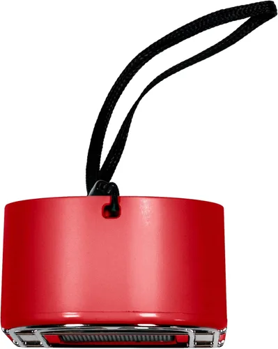 Miniatura 11 de Crosley CR3046A-RE Mini Jukebox Altavoz Bluetooth portátil con luces LED y micrófono, rojo