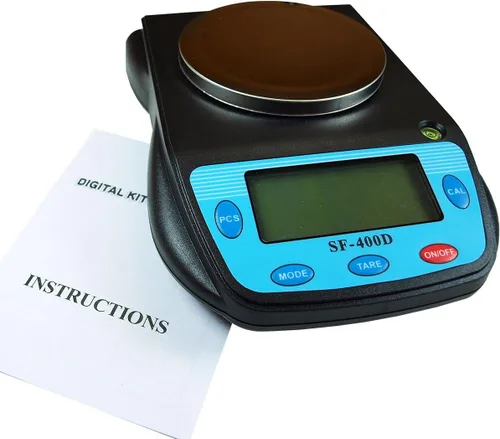 Miniatura 6 de Horizon SF-400D - Báscula digital de precisión (17.64 oz x 0.00 oz), base grande, función de conteo