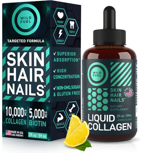 Miniatura 2 de WILD FUEL Paquete de colágeno líquido y bienestar de alta potencia B12