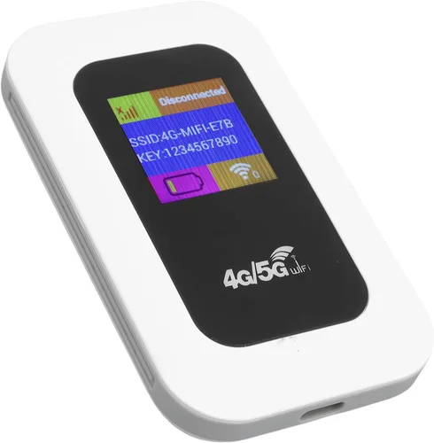 Keenso Dispositivo de punto de acceso WiFi 4G 5G de bolsillo, Internet de alta velocidad de 300 Mbit/S, conectividad multidispositivo, dispositivo