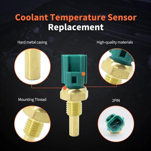 Miniatura 4 de HiSport Sensor de temperatura del refrigerante del motor – Compatible con Chevy Ford GEO GMC Jaguar Kia Lexus Lincoln Mazda Pontiac Suzuki Toyota