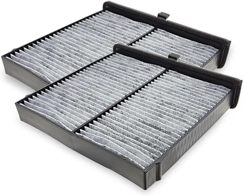 FUN-DRIVING Paquete de 2 filtros de aire de cabina para Mazda 3 (2019-2023), CX-30 (2020-2023), CX-50 (2023), con carbono, repuesto BDTS61J6X,