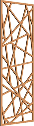 Miniatura 65 de Conway Paneles de pared decorativos de madera con calado, 9 3/8 pulgadas de ancho x 24 3/8 pulgadas de alto x 1/4 de alto, aliso