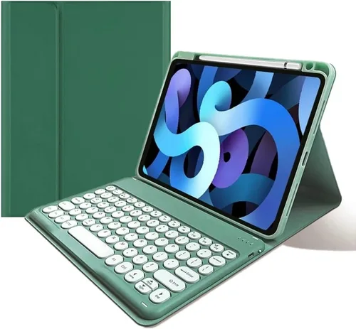 Miniatura 12 de kaitesi Funda de teclado para iPad A16 de 11ª generación de 11 pulgadas 2025, iPad de 10ª generación de 10.9 pulgadas 2022, funda de teclado