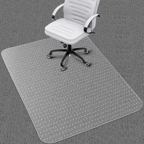 Alfombrilla para silla de oficina para alfombra: 48 x 36 pulgadas, alfombrilla transparente para silla de escritorio para suelo de alfombra,