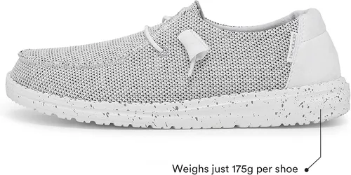 Miniatura 3 de Hey Dude Wendy Chambray - Zapatos de mujer, mocasines con cordones para mujer, cómodos y ligeros