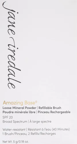 Miniatura 2 de jane iredale Amazing Base - Polvo mineral suelto, base luminosa con SPF 20, sin aceite, sin talco y sin peso, vegano y libre de crueldad animal