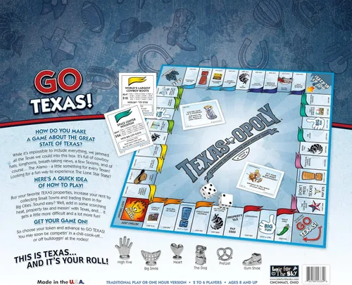 Miniatura 5 de Late for the Sky Texas-opoly Game, 96 meses a 9600 meses