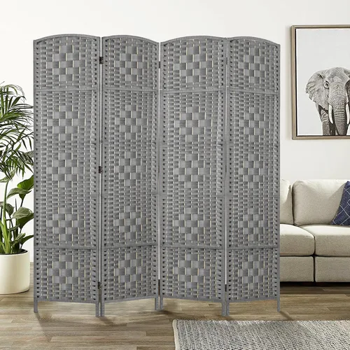 Miniatura 35 de Rose Home Fashion Divisor de habitación de 6 pies de alto, divisores de habitación y pantallas de privacidad plegables, pantalla de privacidad