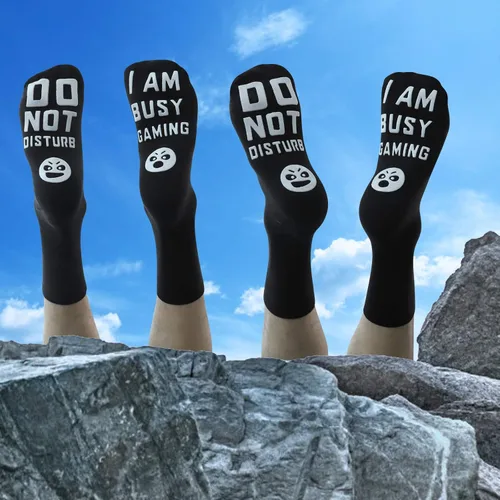 Miniatura 7 de Calcetines de juego Do Not Disturb IM regalo para adolescentes y niños calcetines de jugador para hombres padre papá nieto sobrino