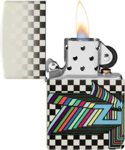 Miniatura 3 de Zippo Nostalgia Design 540 Color Glow in the Dark - Encendedor de bolsillo Nostalgia Gitd