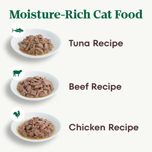 Miniatura 4 de Nutro Perfect Portions - Paquete múltiple de cortes de comida húmeda para gatos en salsa, recetas de carne de res húmeda, atún y pollo, bandejas