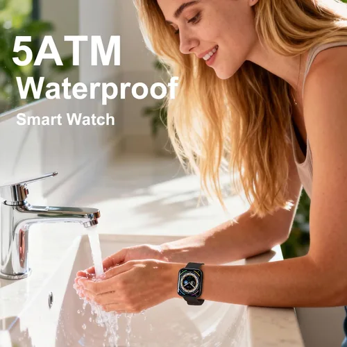 Miniatura 3 de Reloj inteligente para mujer, responder/hacer llamadas, pantalla ultra clara AMOLED de 1.32 pulgadas, rastreador de actividad física con frecuencia