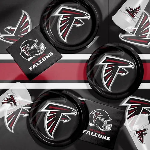Miniatura 21 de Kit de vajilla Arizona Cardinals, 49 unidades, con licencia