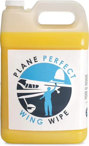 Plane Perfect Wing Wipe Sellador en aerosol de detalle rápido – Cera hidrofóbica de grado aeronáutico con protección UV – Brillo nano Spec de larga