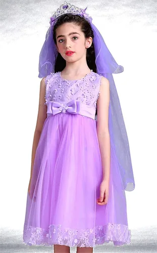 Miniatura 3 de FKKFYY 2-10T - Vestido de princesa para boda, baile de graduación
