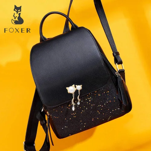 Miniatura 6 de FOXER - Mochila de piel para mujer
