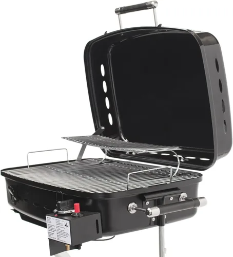 Flame King - Barbacoa montada en remolque o RV YSNHT500 - Parrilla de gas para autocaravana - Superficie de cocción de 214 pulgadas cuadradas -