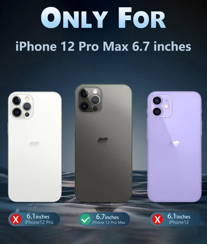 Miniatura 691 de FNTCASE Funda para iPhone 13 Pro-Max: Fundas magnéticas transparentes compatibles con Magsafe Slim anti amarillamiento protección contra caídas
