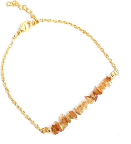Miniatura 44 de Gempires Natural Chips Bar Bracelet, Energy Healing Crystals, Birthday, Gift for Her, Gemstone Jewelry 8 inch