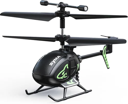 Miniatura 4 de SYMA Mini helicóptero RC S100 con estabilizador de giroscopio, retención de altitud, 3.5 canales, tiempo de vuelo de 5-7 minutos, helicóptero