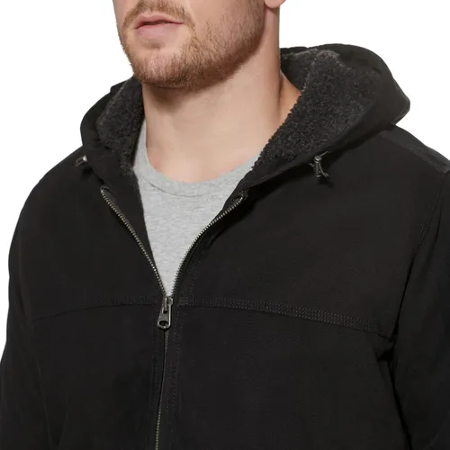 Miniatura 5 de Levi's Men's Workwear Cotton Canvas Hoody Bomber Jacket (Regular & Big & Tall Sizes)