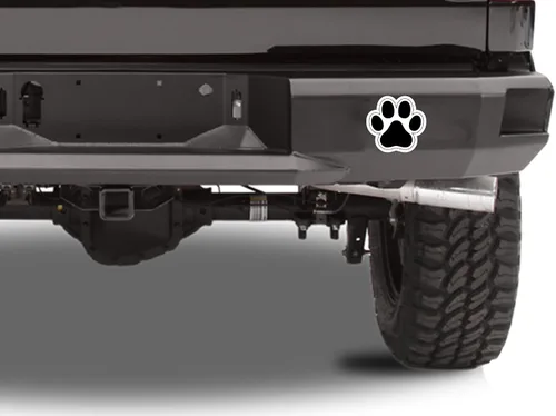 Miniatura 5 de Rogue River Tactical Calcomanía para parachoques con estampado de pata de perro y gato para automóvil, regalo para laptop, pared, ventana, 5 pulgadas
