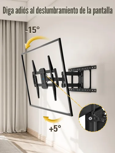 Miniatura 6 de Mounting Dream Soporte de pared para TV para la mayoría de televisores de 42 a 84 pulgadas, soporte de TV premium con certificación UL, movimiento