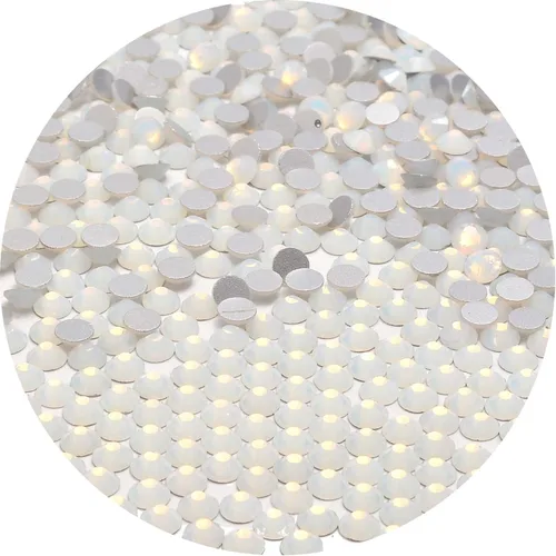 Miniatura 36 de NCB 288 diamantes de imitación de cristal redondos para arte de uñas, con parte trasera plana, para hacer accesorios de bricolaje, zapatos, ropa