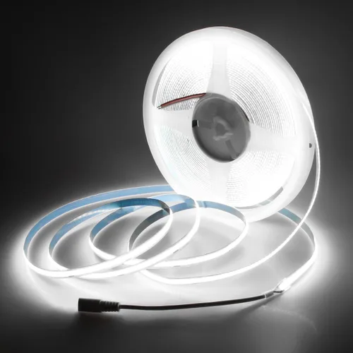 Miniatura 12 de Aclorol COB - Tira de luces LED para TV de 5 V, alimentada por USB, luz blanca cálida, 6.56 pies, 320 LED/M COB, tira de luz flexible para TV