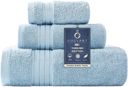 Miniatura 32 de COZYART - Juego de 3 toallas de baño de algodón, color naranja quemado, grandes y gruesas, 19.17 oz/yd², incluye 1 toalla de baño, 1 toalla de mano