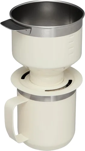 Miniatura 2 de STANLEY Perfect Brew - Juego de café para verter Taza de campamento de 12 oz con tapa incluida Cafetera de goteo con filtro reutilizable Acero