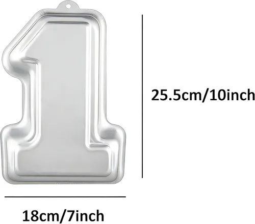 Miniatura 3 de Molde de aluminio 3D para hornear pastel de 10 pulgadas número uno