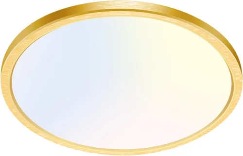 Miniatura 7 de hepside Paquete de 1 lámpara de techo LED de montaje empotrado, color negro, 12 pulgadas, 28 W, regulable 3000K-4500K-6000K, lámpara de techo de 3