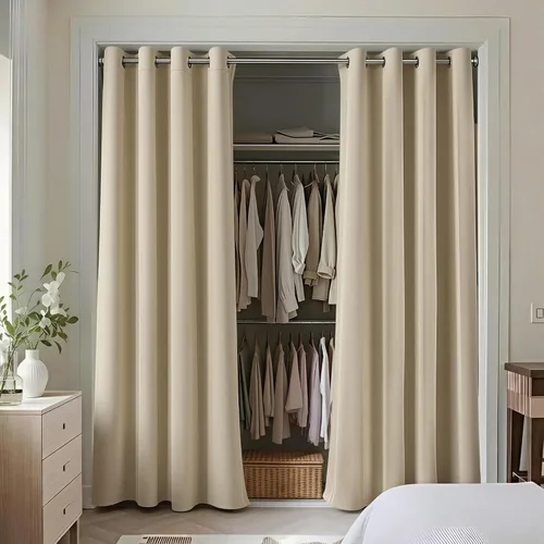 Miniatura 110 de Mrs.Naturall Cortinas Azul Real para Dormitorio, Cortinas Opacas Cortas Medianas Azul Cobalto para Cocina Decoración de Habitación de Adolescentes