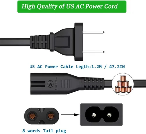 Miniatura 7 de CA-110 Cargador de videocámara CA110 Kit de cable de alimentación para Canon VIXIA HF M50 R800 R80 R700 R500 M52 M500 HF-R70 HF-R72 HF-R700 R50 R52
